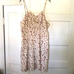 SHEIN Curve Floral Cream Dress 3XL